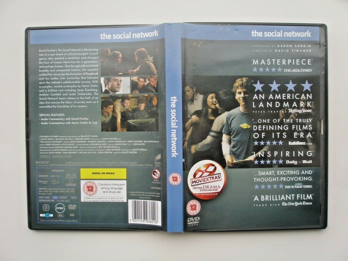 THE SOCIAL NETWORK (DVD, 2011) UK
