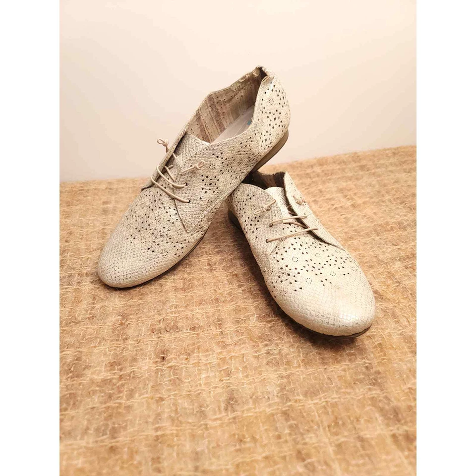 Rieker Antistress Women’s cream lace up casual shoes Size EU 40/9 US - Image 3 of 4