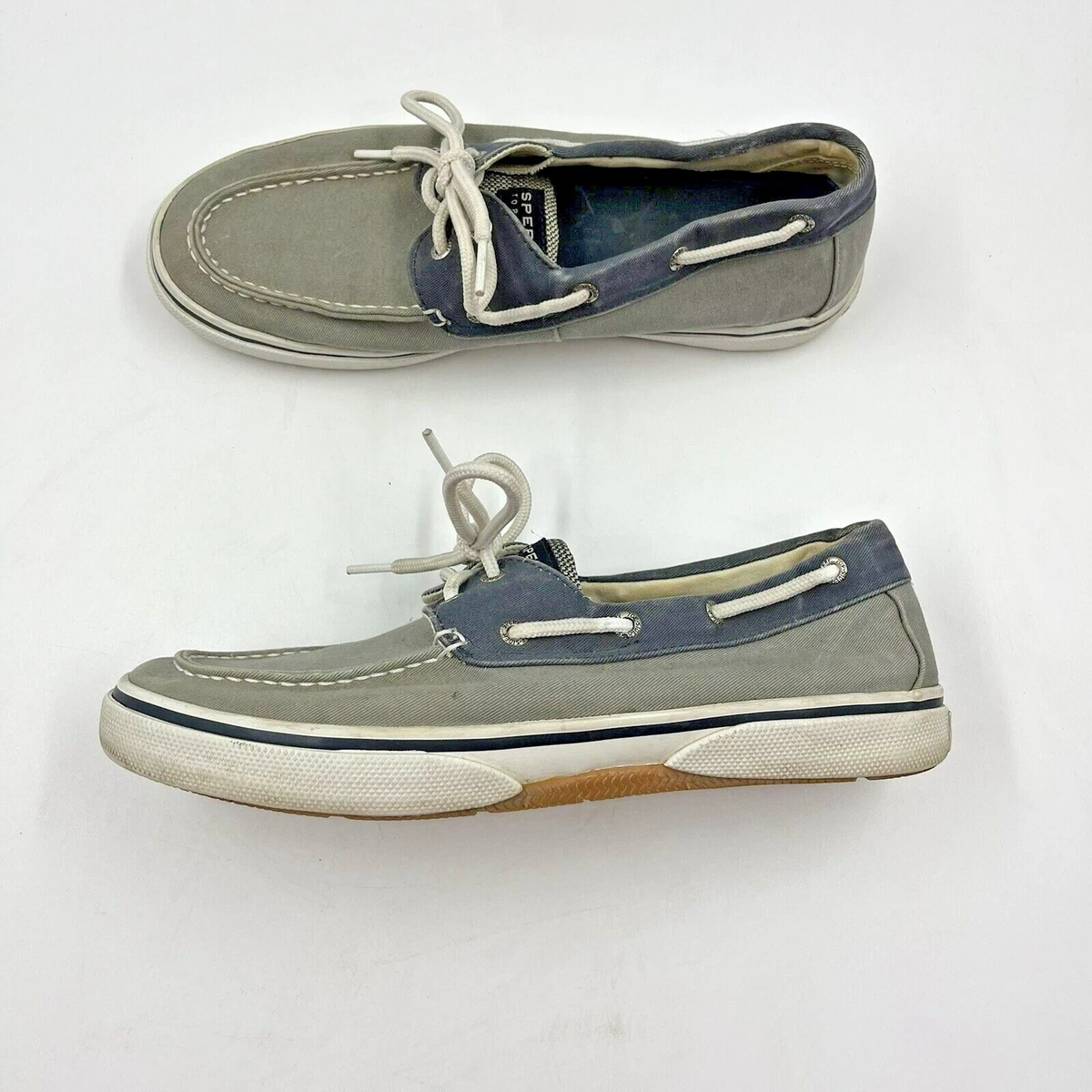 Sperry canvas best sale loafers