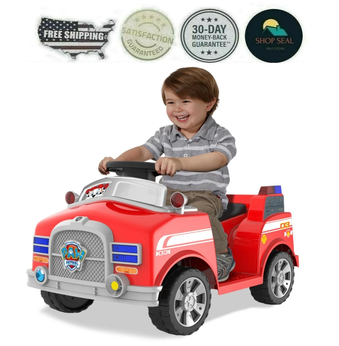 Carro electrico para niño paw patrol 2025