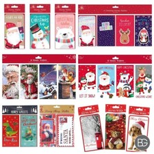 Xmas Christmas Money Gift Card Wallets + Envelopes, Assorted Designs  Pack Sizes