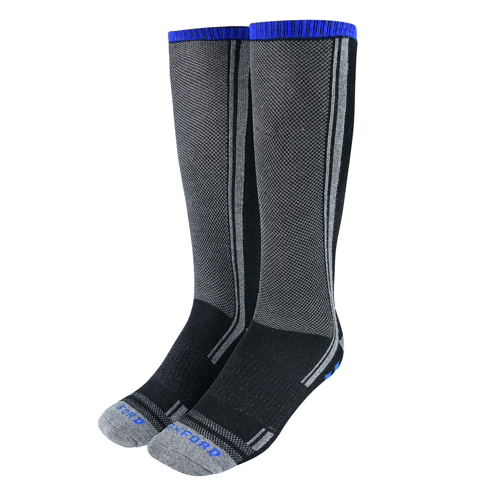 Chaussettes longues Coolmax de haute qualité en maille fine
