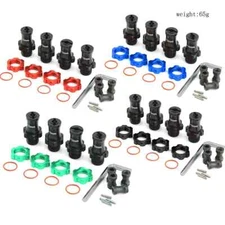 Extended 17mm Splined Wheel Hex Hub Adapter for TRX 1/10 Slash 2WD 4X4 Rustler