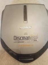Sony Discman ESP Used cd player With Generic Headphones-SHIPS N 24 HOURS