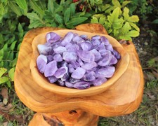 1 lb Amethyst Tumbled Stones: Natural Polished 'A' Grade Bulk Lot