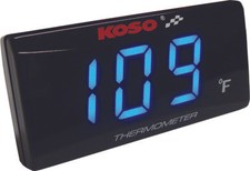 Koso North America Super Slim Water Temperature Gauge Ba024B11 2212-0312 BA024B1