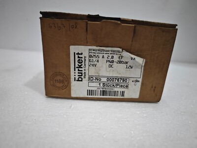 BURKERT 0255A 2.0 EF VA G14 MAGNETVENTIL 00076790