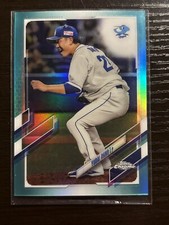 2021 Topps Chrome NPB Yudai Ohno Aqua Refractor #192/199 Chunichi Dragons #172