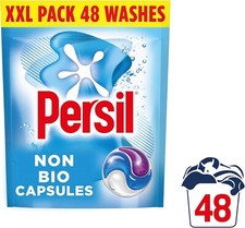 Persil Colour Protect & Non Bio 3 in 1 Quick Laundry Washing Capsules 48 washes