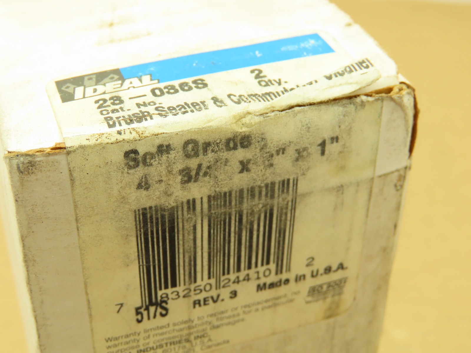 Ideal 23036S Brush Seater and Commutator Cleaner Soft Grade Lot of 4pcs eBay