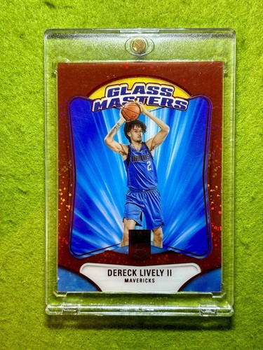 Dereck Lively II WHITE SPARKLE PRIZM ROOKIE CARD CLEAR SP RC 2022 Elite ASIA RED - Picture 13 of 24