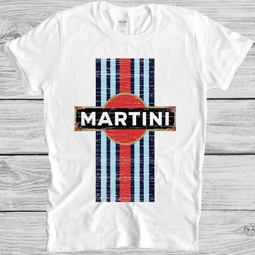 Retro Martini Racing T Shirt Vintage Car Hipster Unisex Cool Gift Tee 2101 eBay