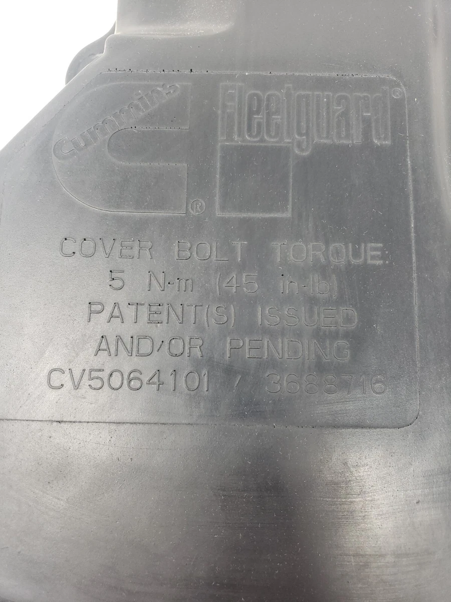 Fleetguard Cummins Cover Bolt Torque A043T388 CV5064101 SEE 