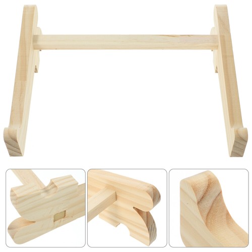 Notebook Radiator Stand Wooden Laptop Bracket Desk Laptop Riser - Photo 11/12