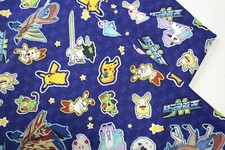 Half Yard Pokemon fabric W Pikachu Character Fabric cotton Fabric laceking