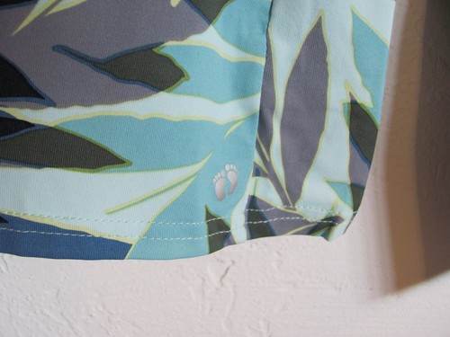 Hang Ten Long Sleeve Sun Tee-Rash Guard-UPF 50+-Quick Dry-Pocket-Mint-Sz L-NWT - Picture 3 of 12