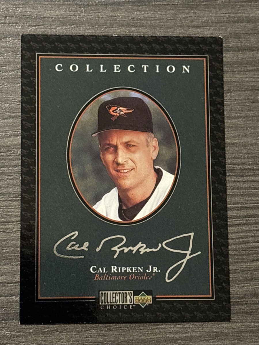 Cal Ripken Jr. Silver Signature 1995 Upper Deck Collectors Choice