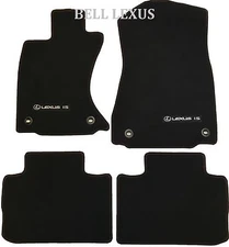 LEXUS OEM FACTORY FLOOR MAT SET 2014-2016 IS250 IS350 AWD BLACK W/RED STITCHING