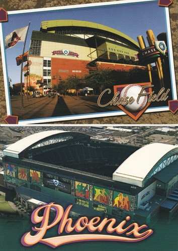 (2) Arizona Diamondbacks Chase Field Baseball Stadium Postcards #1 - Picture 1 of 2
