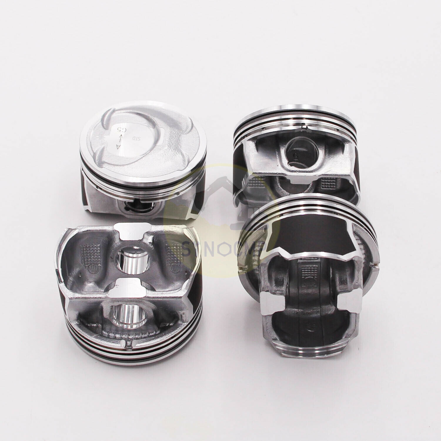 Engine Piston & Rings Set Kit Fits 1113 Hyundai Sonata Kia Sorento