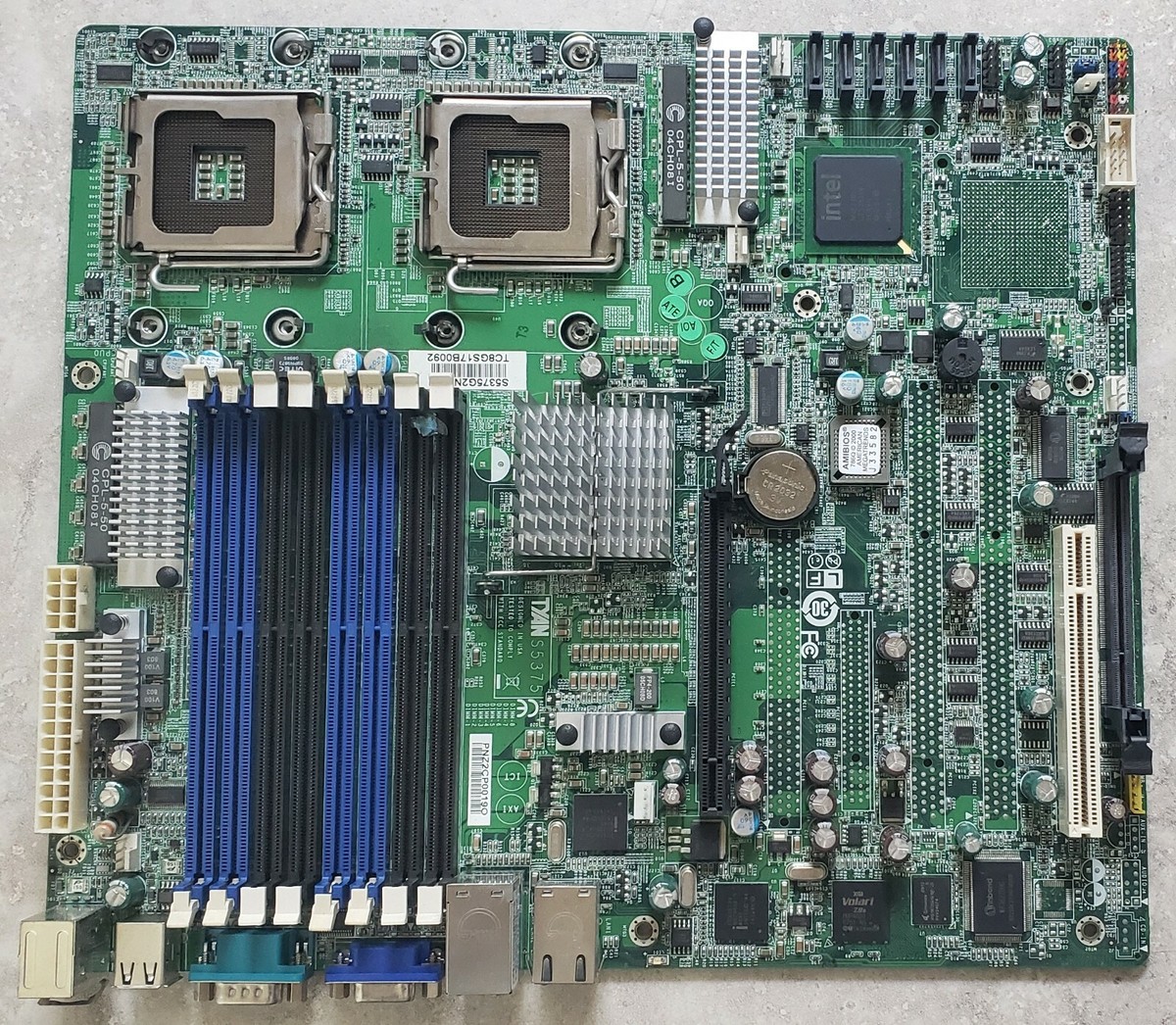 Tyan S5375AG2NR-1U Dual Xeon Socket 771 SSI CEB Mainboard