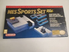 Nintendo Entertainment System NES Sports Set CIB Console Complete Box Tested