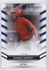 2015 Leaf Draft Exclusive Blue 19/25 Garrett Whitley #17 q3g