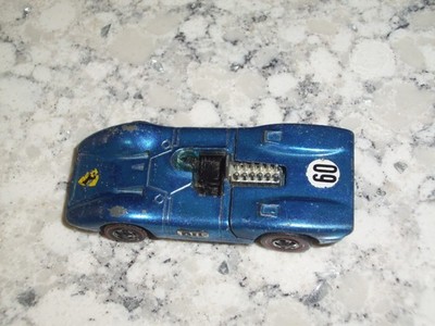 ORIGINAL 1970 HOT WHEELS REDLINE H.K. FERRARI 312P BLUE
