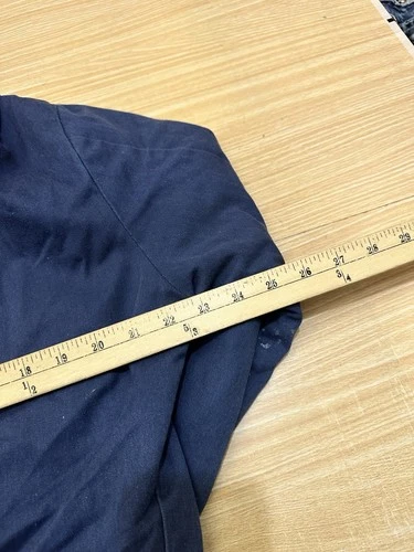 Vintage Walls Cropped Insulated Work Jacket Workwear 2 Pocket Detroit Size M image 6