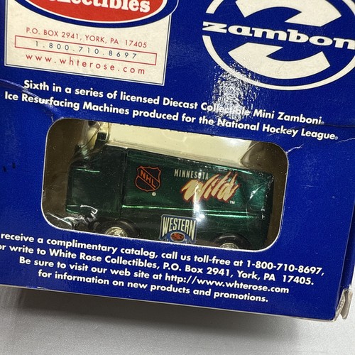 2001 White Rose Collectibles Minnesota Wild Zamboni 1:50 Scale Diecast - Bild 3 von 4