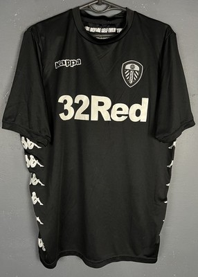 KAPPA MEN'S FC LEEDS UNITED 2017/2018 SOCCER FOOTBALL SHIRT JERSEY