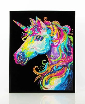 DIAMOND DOTZ - Diamond Painting Neon Einhorn | Kit (Bastelset) | 2025