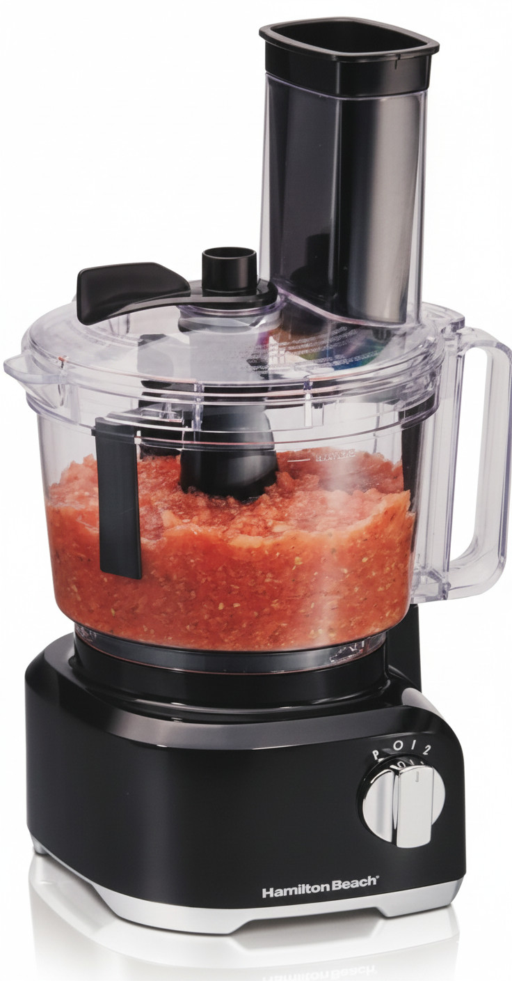 Hamilton Beach Model 70743G 8 Cup Food Processor w/Bowl Scra
