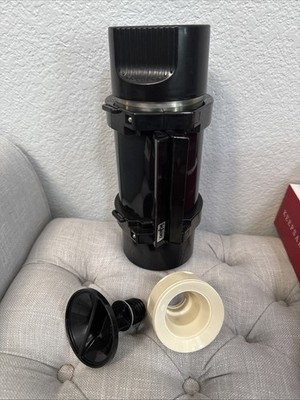 Vintage Igloo Black Thermos #1617 Stainless Steel 1 Liter Foldable Handle 1990s