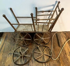 Antique Vintage Doll Wagon or Stroller Kit For Repair or Parts