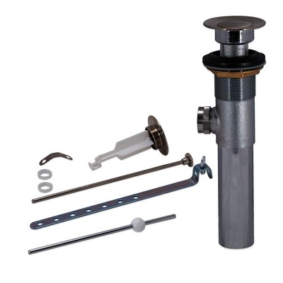 EZ-FLO 10903 Pop-Up Lavatory Bathroom Sink Drain Assembly Brass Body, 20-Gauge,