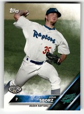2016 Topps Pro Debut Josh Sborz #168 Ogden Raptors