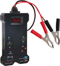 12V Car Battery Tester Digital Voltage Meter LCD Display Alternator Analyzer Pro