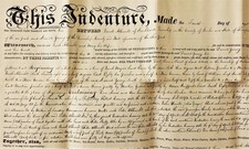 1832 antique DEED JACOB ALBRECHT albright DANIEL YOUNG rockland berks pa land