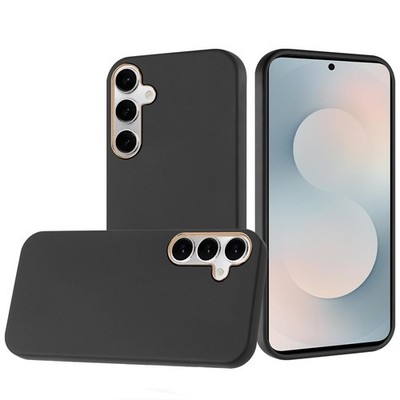 For Samsung S26 6.3'' Case Soft Premium with Chromed buttons + Tempered Glass