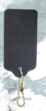COACH 2.5" x 1.25" Hang Tag Brown Leather.