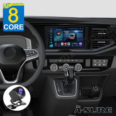 Kamera 4+64GB Android 14 Autoradio CarPlay GPS DSP Navi für VW T6.1 Transporter