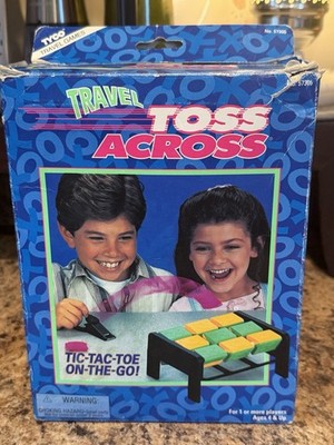 Tyco Travel Toss Across Tic-Tac-Toe Travel Size Game 1996 MPN 57305