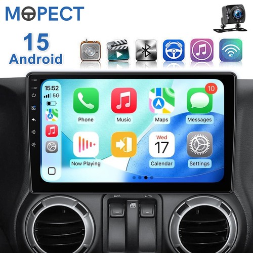 For Jeep Wrangler 3 JK 2007-2016 10.1" Android 15 Carplay Car Stereo Radio CAM