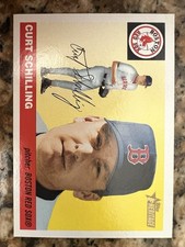 2004 Topps Heritage High Number 436 Curt Schilling Red Sox Actual Card Shown