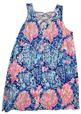 EUC  LILLY PULITZER  SIZE XXL  KRISTEN DRESS  AUTHENTIC  LET  S CHA CHA PATTERN  