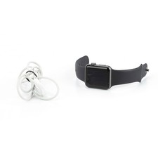 Apple Watch Series 3, GPS, 42mm, Space Gray Aluminum Case, Black Sport Band
