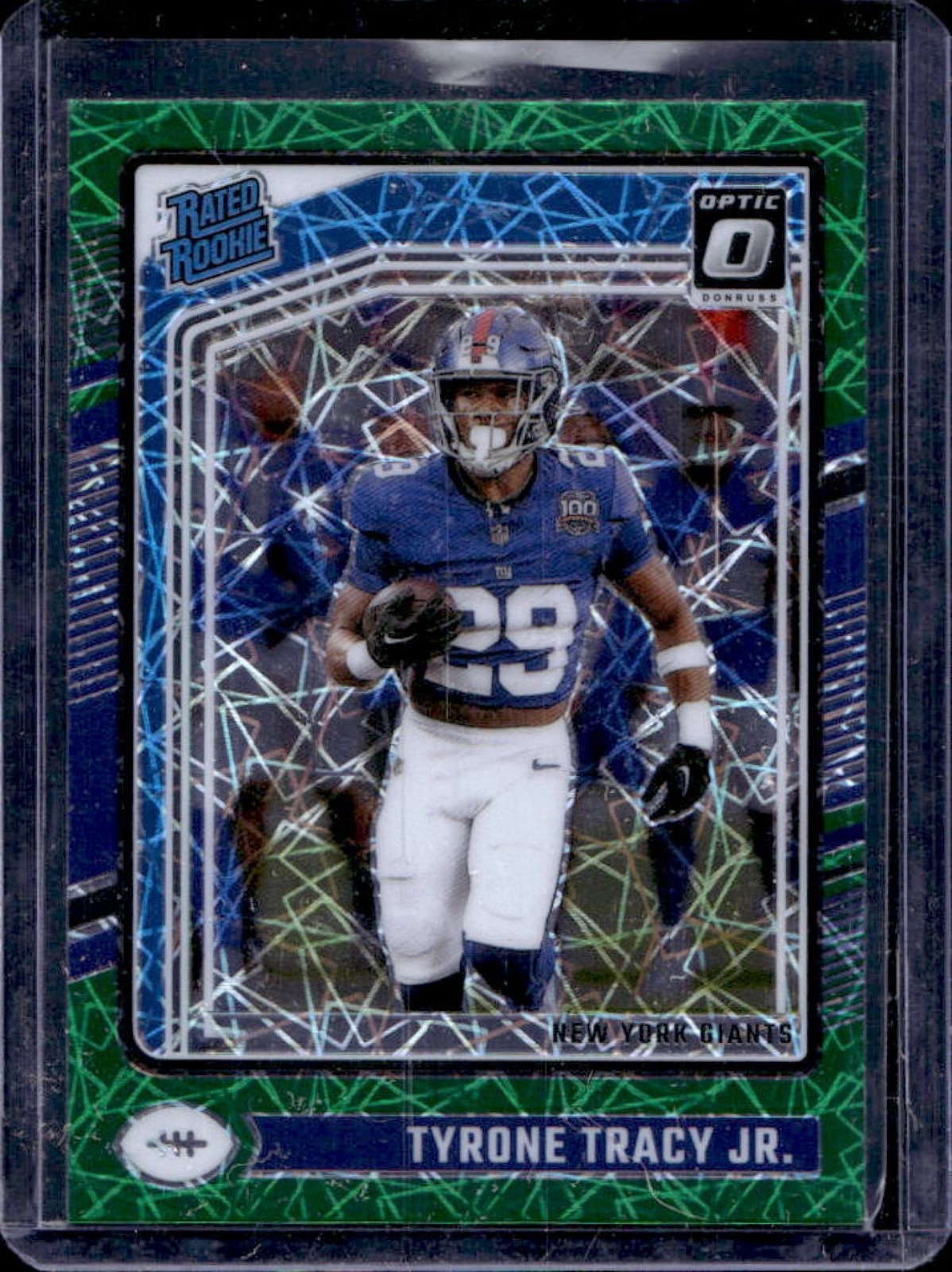 2024 Donruss Optic Tyrone Tracy Jr. Green Velocity Rated Rookie #259 Giants