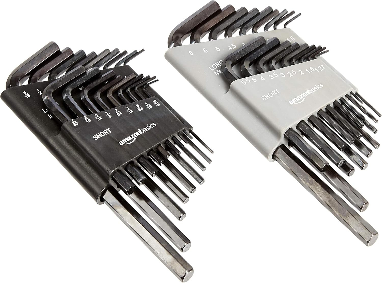 Amazon Basics 36-Piece Allen WrenchHex Key Set - InchSAE and Metric 7890₽