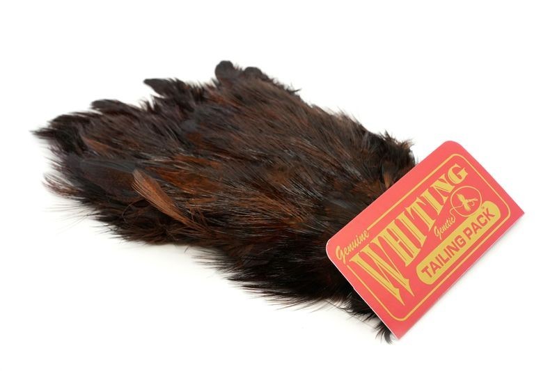 Whiting Farms Coq de Leon fibres rigides Mayfly Tailing Pack haute flottaison